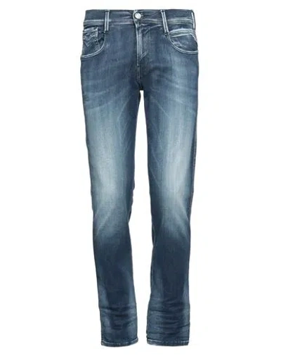 Replay Man Jeans Blue Size 30w-30l Cotton, Polyester, Elastane