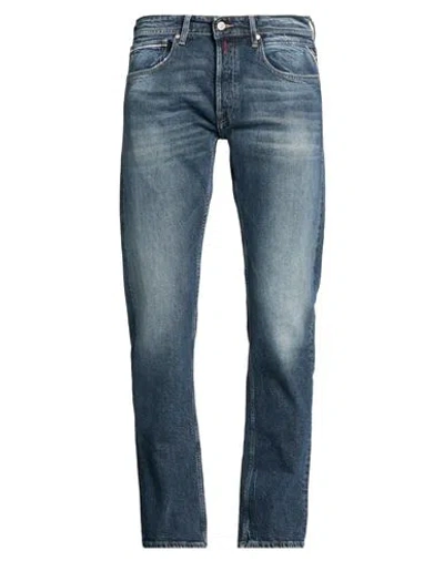 Replay Man Jeans Blue Size 32w-32l Cotton, Elastane