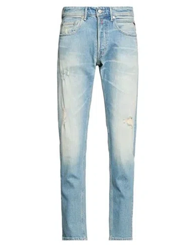 Replay Man Jeans Blue Size 33w-32l Cotton, Elastane