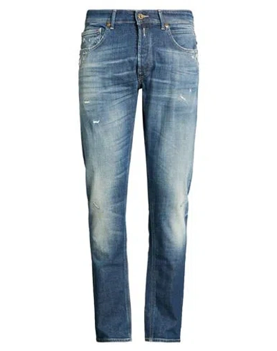 Replay Man Jeans Blue Size 33w-32l Cotton, Elastane