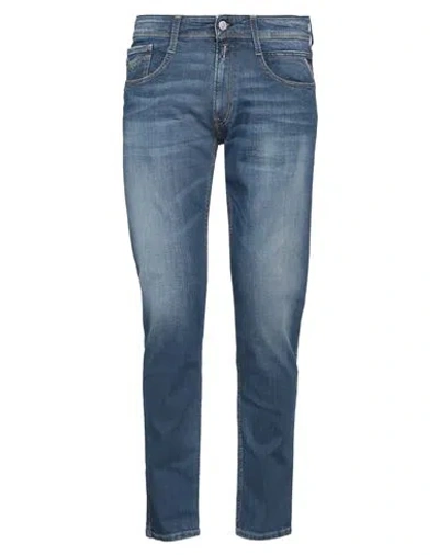 Replay Man Jeans Blue Size 33w-32l Cotton, Elastane