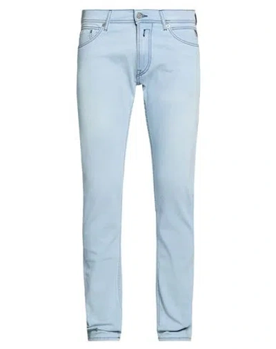 Replay Man Jeans Blue Size 33w-34l Cotton, Polyester, Elastane