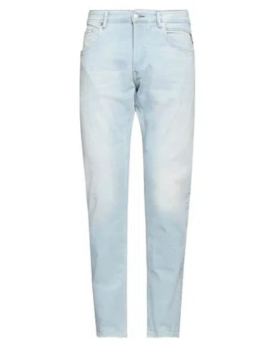 Replay Man Jeans Blue Size 34w-32l Cotton, Elastane