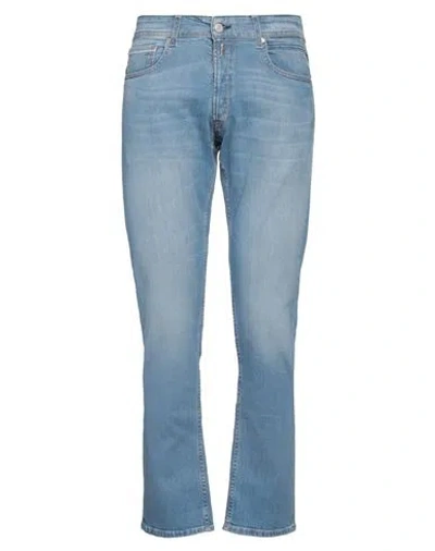 Replay Man Jeans Blue Size 34w-32l Organic Cotton, Elastane
