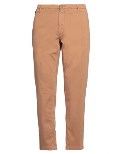Replay Man Jeans Camel Size 32 Cotton, Elastane In Beige
