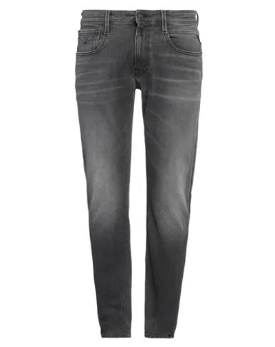 Replay Man Jeans Grey Size 34w-30l Cotton, Polyester, Elastane