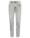 Replay Man Jeans Grey Size 36w-32l Cotton, Elastane In Grey