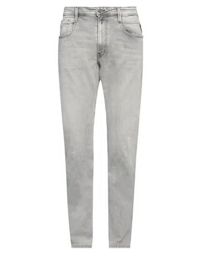 Replay Man Jeans Grey Size 36w-32l Cotton, Elastane