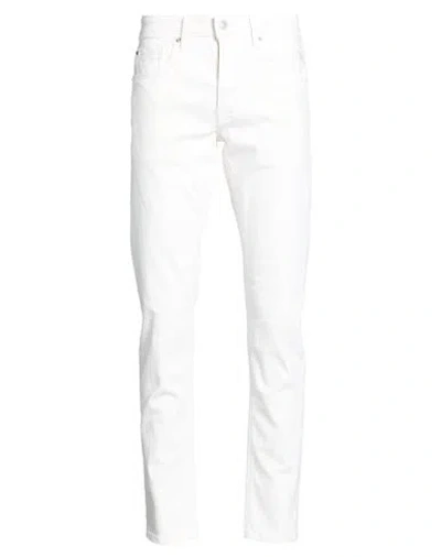 Replay Man Jeans White Size 34w-32l Cotton, Elastane
