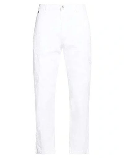 Replay Man Jeans White Size 36w-30l Cotton, Elastane