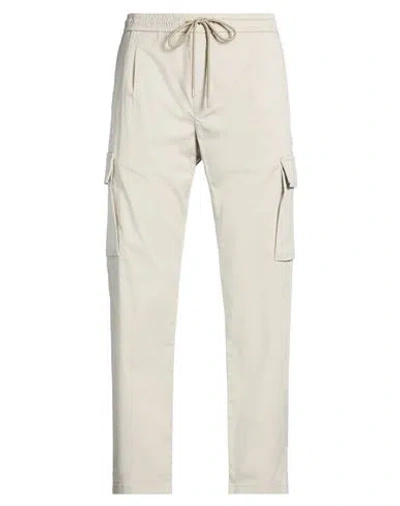 Replay Man Pants Beige Size 33w-30l Cotton, Elastane In Neutral