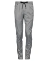 REPLAY REPLAY MAN PANTS GREY SIZE 34W-32L POLYESTER, VISCOSE, ELASTANE