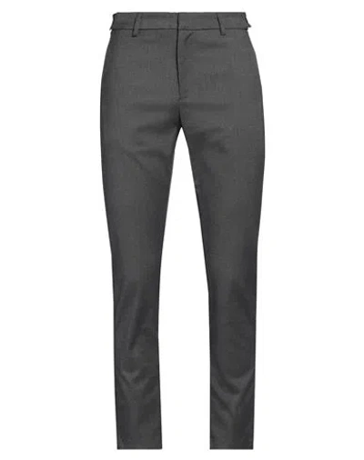 Replay Man Pants Lead Size 32w-30l Polyester, Viscose, Elastane In Grey