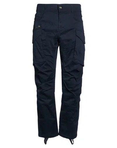 Replay Man Pants Midnight Blue Size 34w-30l Cotton, Elastane
