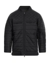 Replay Man Puffer Black Size L Cotton In Black