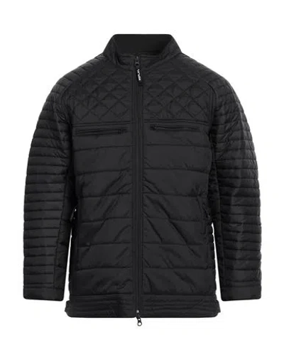 Replay Man Puffer Black Size L Cotton