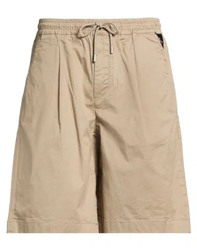 Replay Man Shorts & Bermuda Shorts Sand Size 28 Cotton, Elastane In Beige