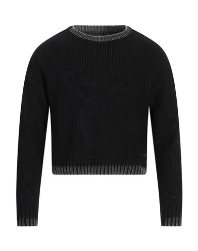 Replay Man Sweater Black Size S Cotton