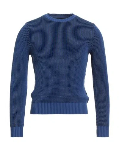 Replay Man Sweater Blue Size S Cotton