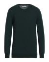 Replay Man Sweater Dark Green Size L Virgin Wool, Polyester, Elastane