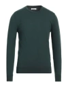 Replay Man Sweater Deep Teal Size L Cotton, Polyester, Elastane In Green