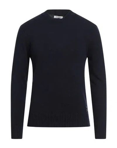 Replay Man Sweater Midnight Blue Size M Cashmere, Polyester, Wool, Elastane