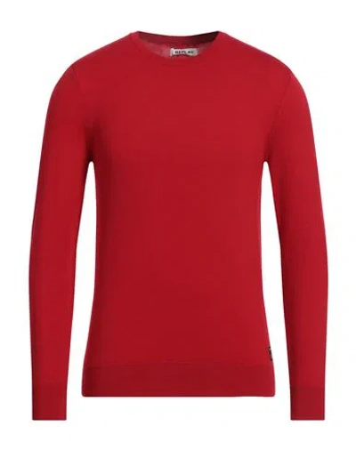 Replay Man Sweater Red Size Xs Virgin Wool, Polyester, Elastane