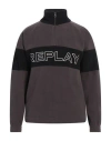 Replay Man Sweatshirt Grey Size M Polyacrylic
