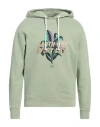 Replay Man Sweatshirt Light Green Size L Cotton In Green