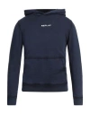 Replay Man Sweatshirt Midnight Blue Size S Cotton