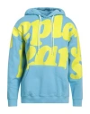 Replay Man Sweatshirt Sky Blue Size L Cotton In Blue