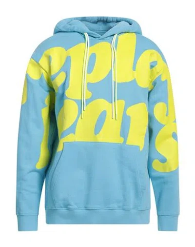 Replay Man Sweatshirt Sky Blue Size L Cotton