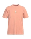 Replay Man T-shirt Apricot Size M Cotton In Orange
