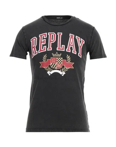 Replay Man T-shirt Black Size Xs Cotton