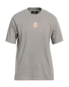 Replay Man T-shirt Grey Size L Cotton In Grey
