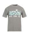 Shop Replay Man T-shirt Grey Size M Cotton