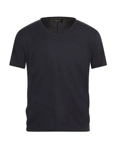 Replay Man T-shirt Midnight Blue Size L Cotton In Black