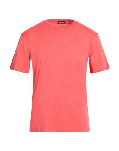 Replay Man T-shirt Red Size L Cotton