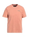 Replay Man T-shirt Salmon Pink Size L Cotton In Salmon Pink