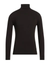 Replay Man Turtleneck Dark Brown Size S Virgin Wool, Polyamide, Elastane In Brown