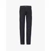 Replay Mens Dark Blue Anbass Hyperflex Slim-fit Straight-leg Stretch-denim-blend Jeans In Dark Blue