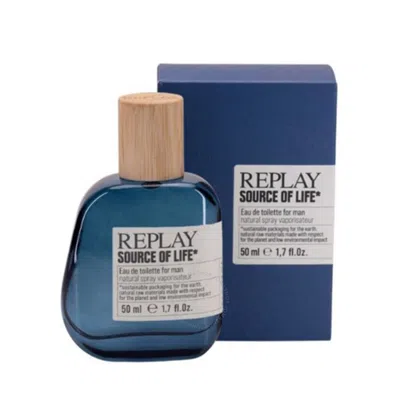 Replay Men's Source Of Life Edt Spray 3.4 oz Fragrances 8011889500705