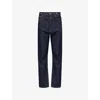 Replay Mens Dark Blue Luiys Tapered-fit Denim Jeans In Blue
