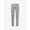 Replay Mens Anbass Straight-leg Stretch-denim Jeans Dim Grey In Dim Grey