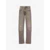 Replay Mens Rocco Comfort-fit Stretch-denim Jeans Medium Grey In Medium Grey