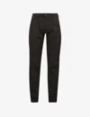 Replay Anbass Hyperflex Clouds Slim Stretch-denim Jeans In Black