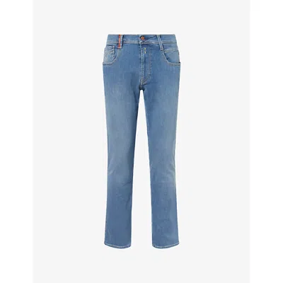 Replay Mens Medium Blue Anbass Slim-fit Denim Jeans
