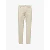 Replay Mens Moon Grey Benni Regular-fit Stretch-cotton Chino Trousers In Moon Grey