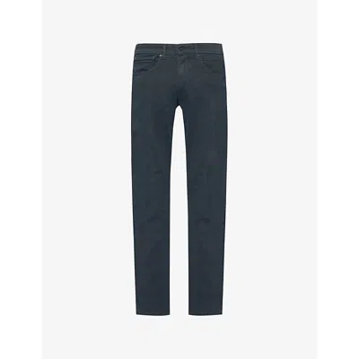 Replay Mens  Grover Regular-fit Stretch-denim Jeans In Deep Ocean