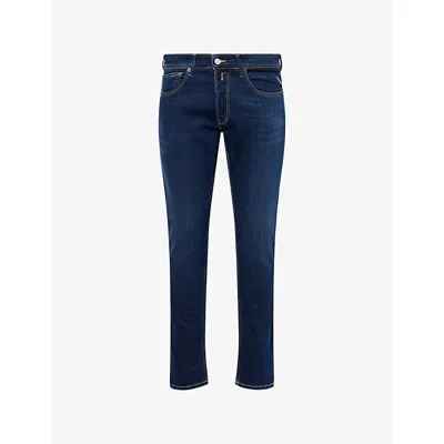 Replay Mens Blue Willbi Slim-fit Denim Jeans
